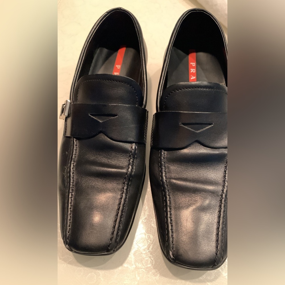 Women’s Black Leather Loafers